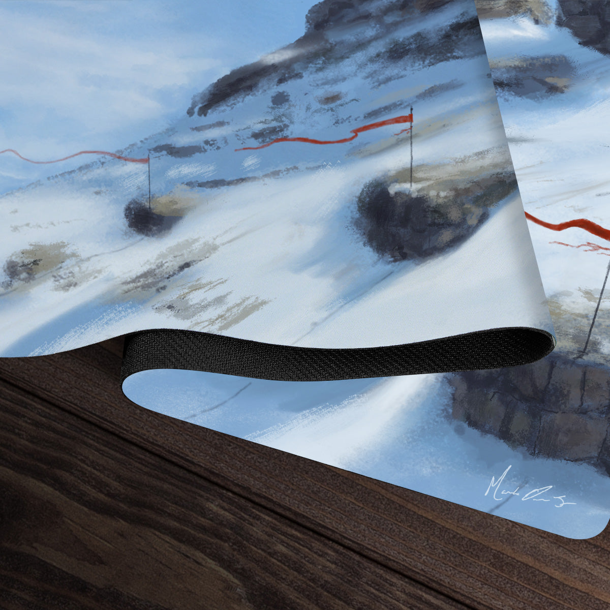 Weathered Peak Playmat - Premium Playmat from Inked Gaming - Just $34.99! Shop now at Game Crave Tournament Store