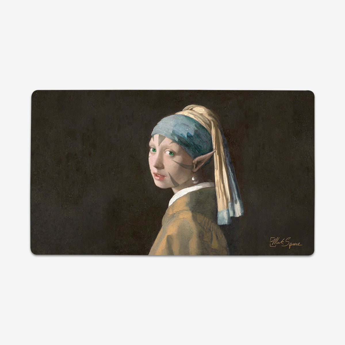 The Elf With The Pearl Earring Playmat - Premium Playmat from Inked Gaming - Just $34.99! Shop now at Game Crave Tournament Store