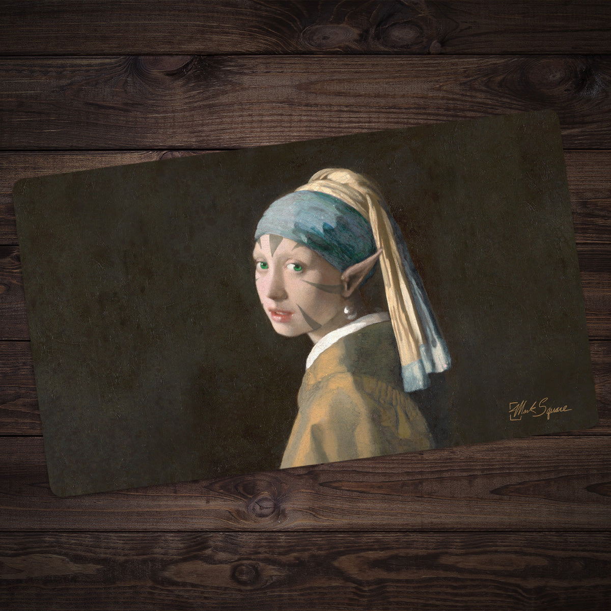 The Elf With The Pearl Earring Playmat - Premium Playmat from Inked Gaming - Just $34.99! Shop now at Game Crave Tournament Store