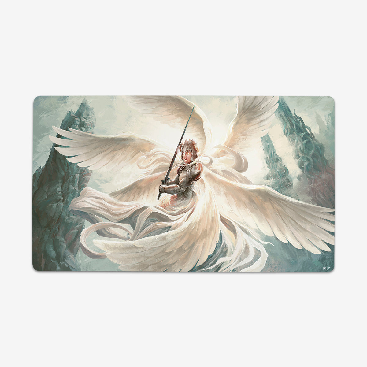 Stalwart Archangel Playmat - Premium Playmat from Inked Gaming - Just $34.99! Shop now at Game Crave Tournament Store