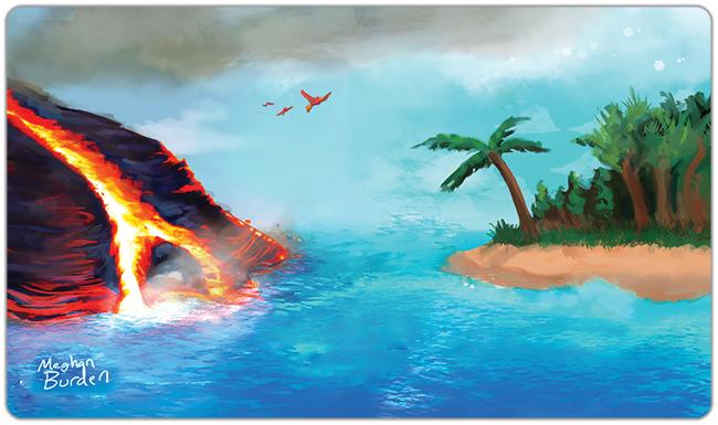 Tropical Volcano Playmat - Premium Playmat from Inked Gaming - Just $34.99! Shop now at Game Crave Tournament Store