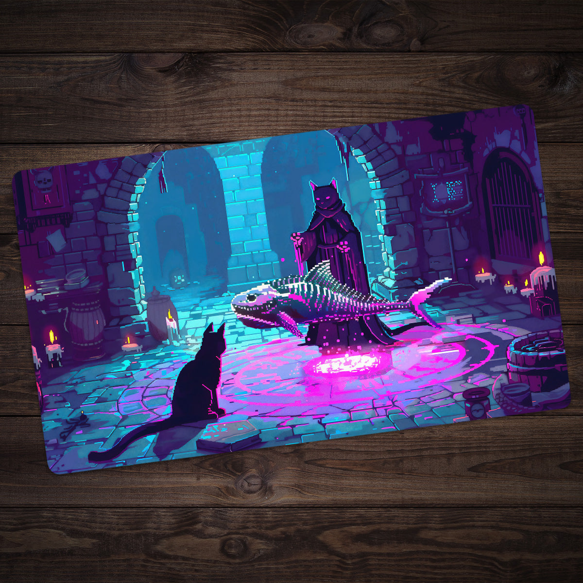 Summoning Dinner Playmat - Premium Playmat from Inked Gaming - Just $34.99! Shop now at Game Crave Tournament Store