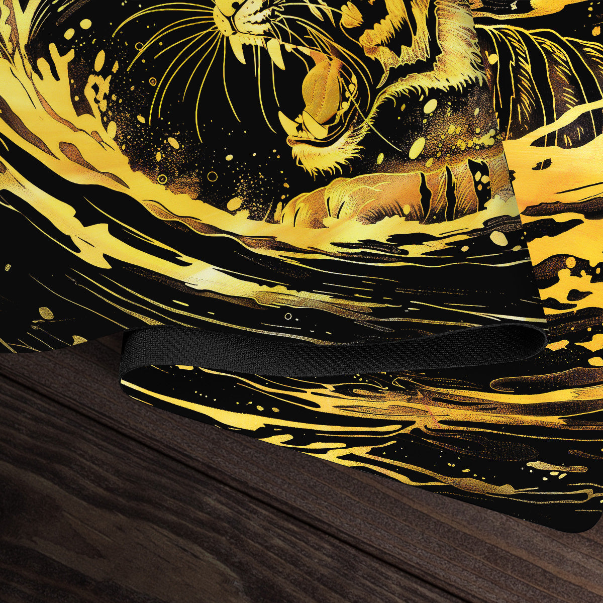 Tiger Molten Gold Playmat - Premium Playmat from Inked Gaming - Just $34.99! Shop now at Game Crave Tournament Store