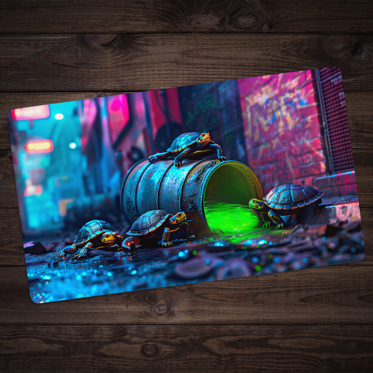 Urban Turtles Playmat - Premium Playmat from Inked Gaming - Just $34.99! Shop now at Game Crave Tournament Store