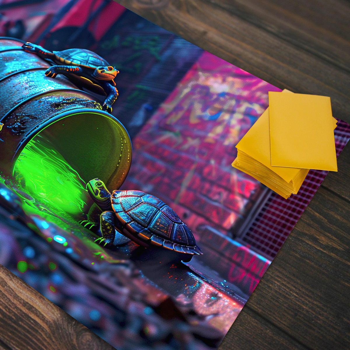 Urban Turtles Playmat - Premium Playmat from Inked Gaming - Just $34.99! Shop now at Game Crave Tournament Store