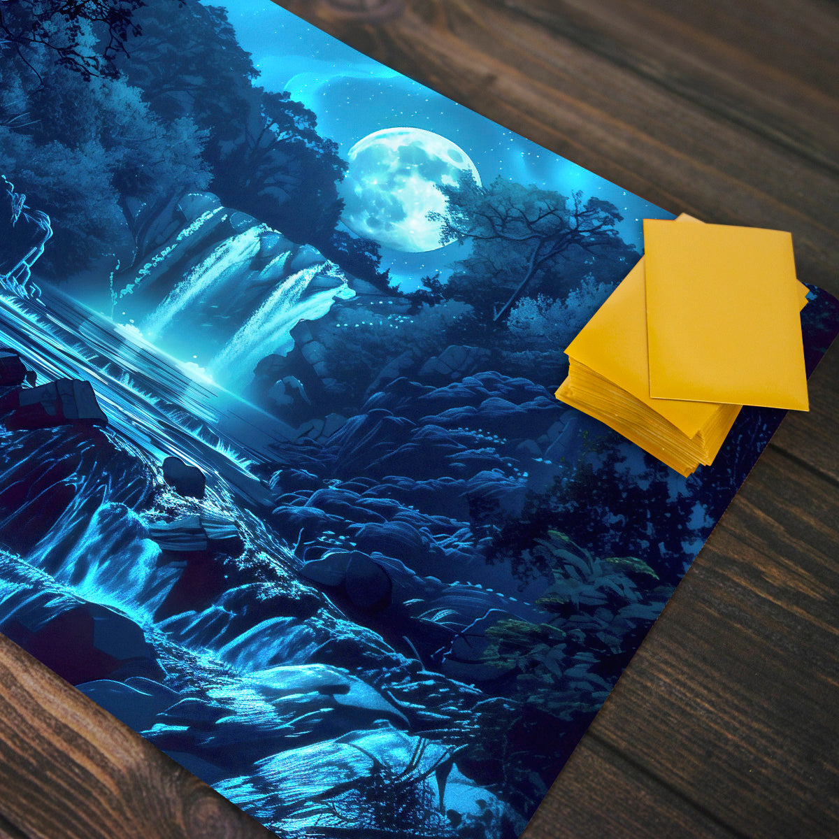 Waterfall Dreaming Playmat - Premium Playmat from Inked Gaming - Just $34.99! Shop now at Game Crave Tournament Store