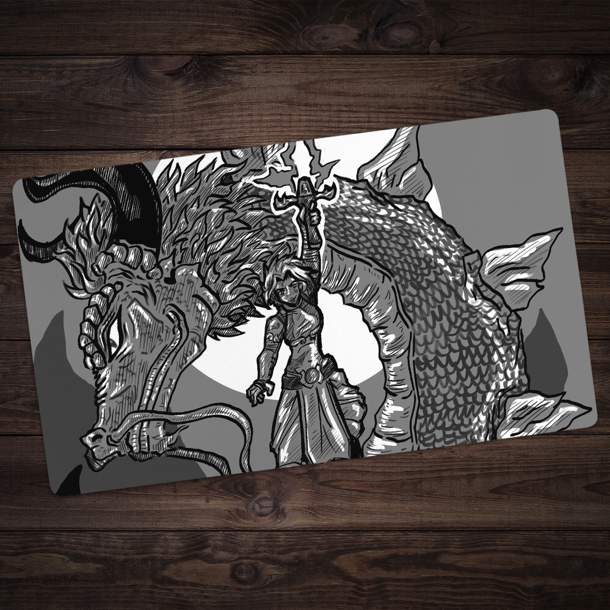 Spirit of the Ancient Dragon Playmat - Premium Playmat from Inked Gaming - Just $34.99! Shop now at Game Crave Tournament Store