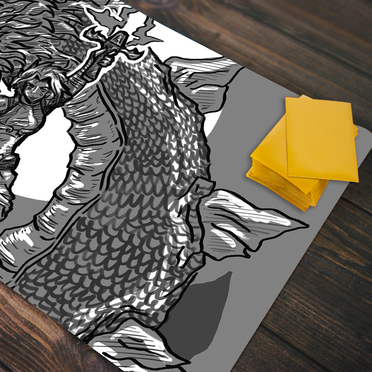 Spirit of the Ancient Dragon Playmat - Premium Playmat from Inked Gaming - Just $34.99! Shop now at Game Crave Tournament Store