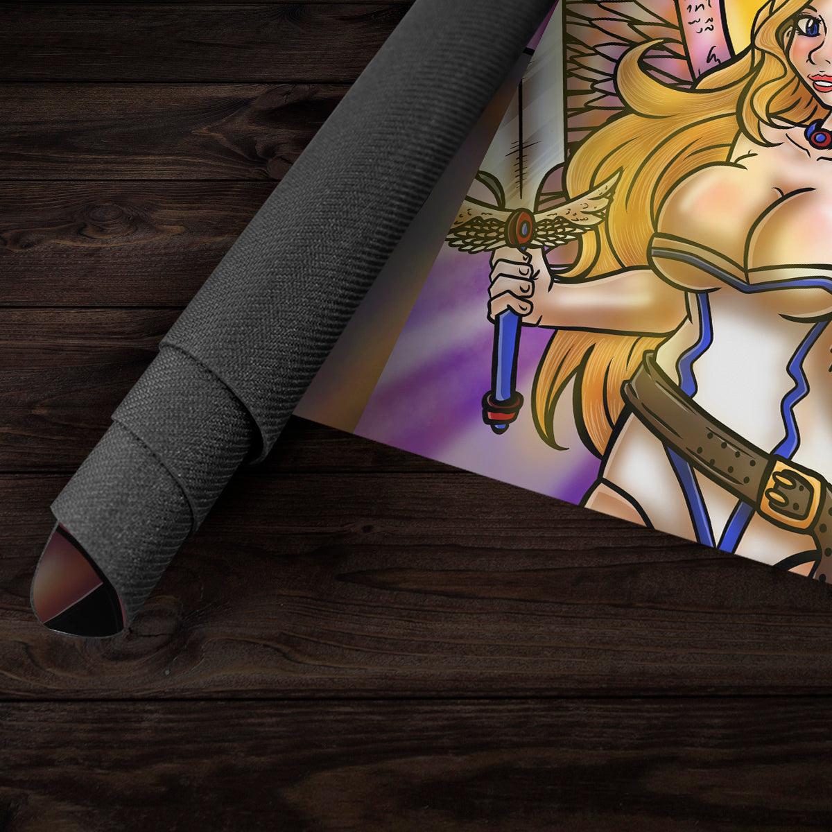 The Angel and The Demon Playmat - Premium Playmat from Inked Gaming - Just $34.99! Shop now at Game Crave Tournament Store