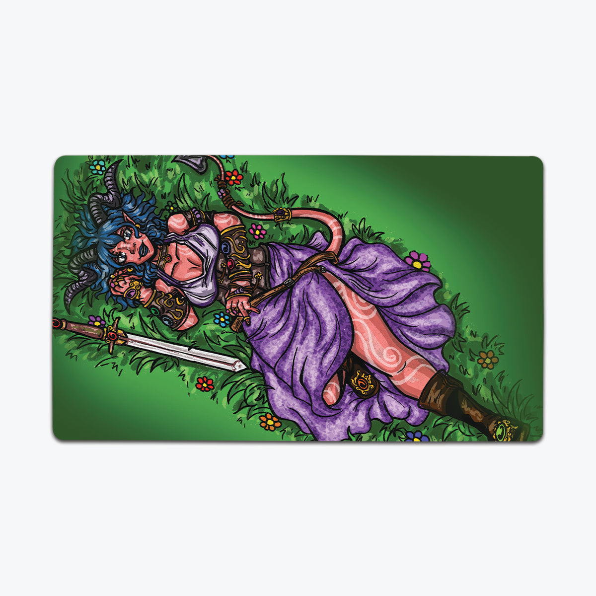 Tiefling Hero Playmat - Premium Playmat from Inked Gaming - Just $34.99! Shop now at Game Crave Tournament Store