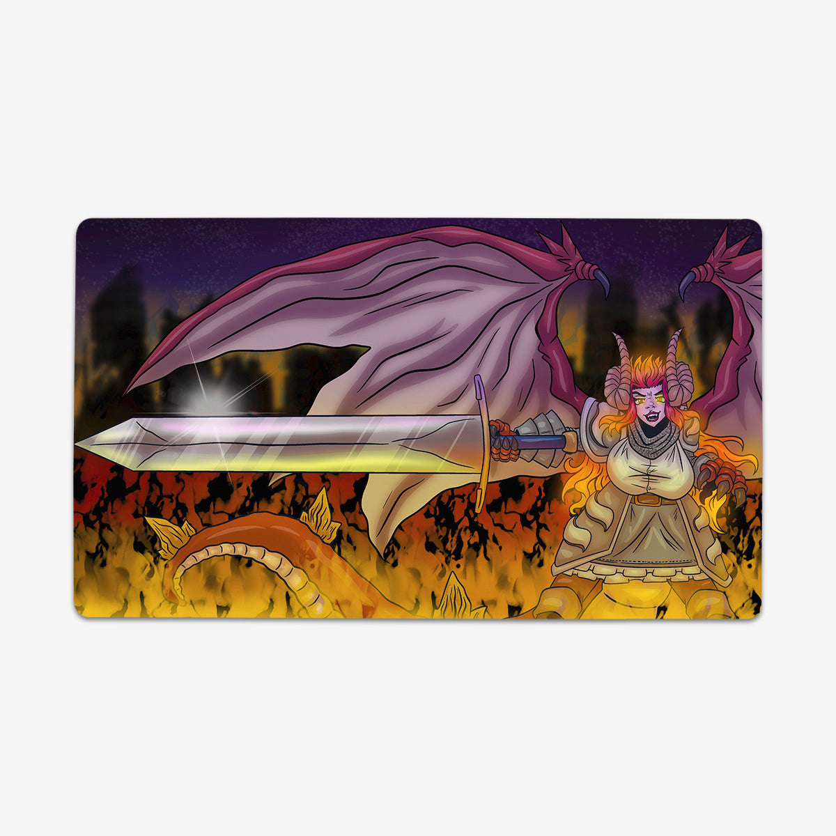 Watch the World Burn Playmat - Premium Playmat from Inked Gaming - Just $34.99! Shop now at Game Crave Tournament Store