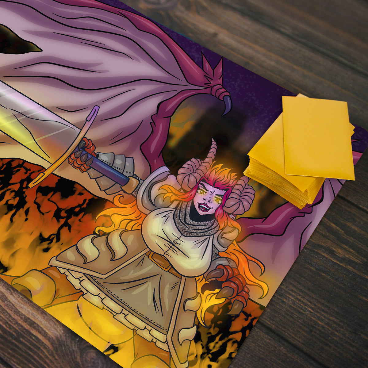 Watch the World Burn Playmat - Premium Playmat from Inked Gaming - Just $34.99! Shop now at Game Crave Tournament Store