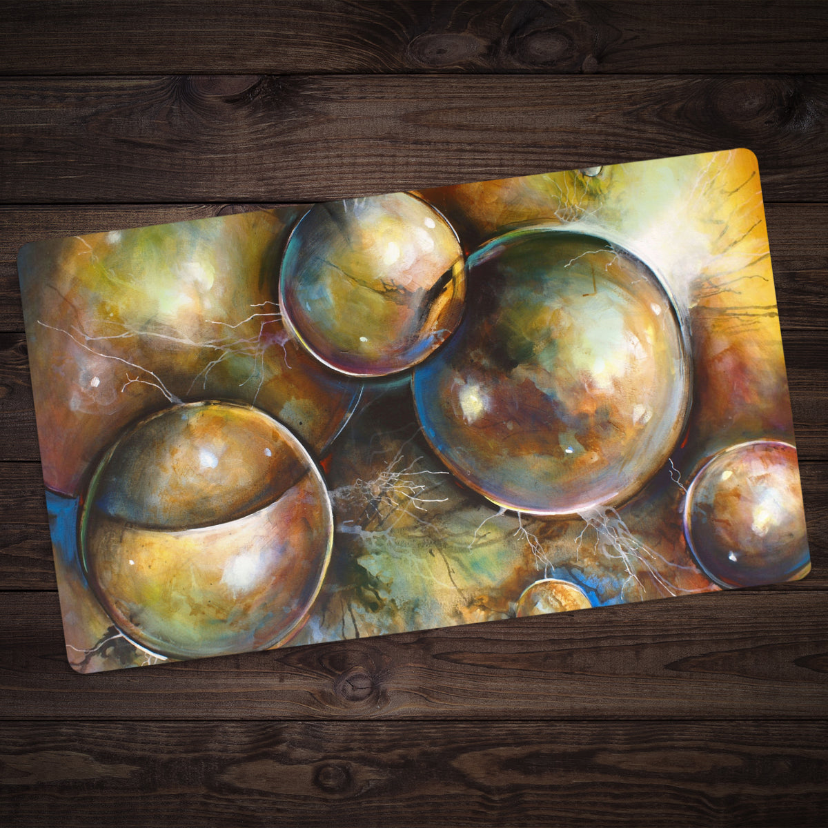 Static Bubbles Playmat - Premium Playmat from Inked Gaming - Just $34.99! Shop now at Game Crave Tournament Store
