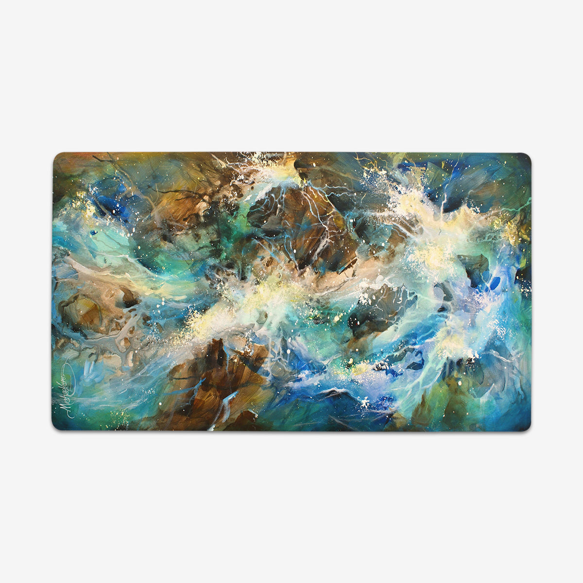 Waves Of Turmoil Playmat - Premium Playmat from Inked Gaming - Just $34.99! Shop now at Game Crave Tournament Store