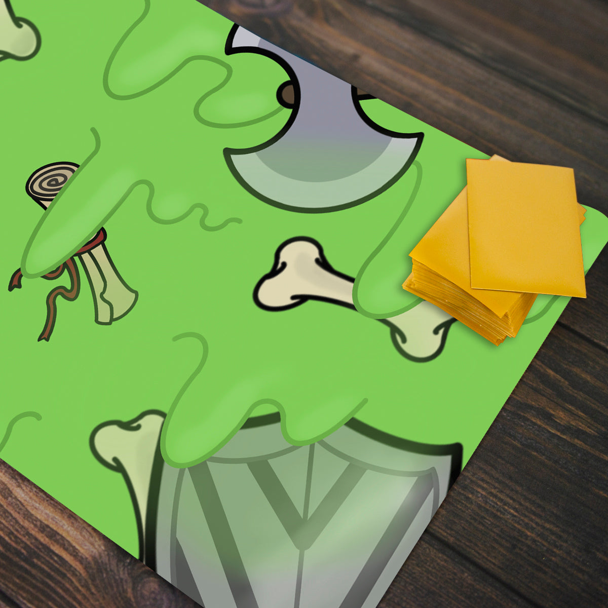 Slimy Remains and Weapons Playmat - Premium Playmat from Inked Gaming - Just $34.99! Shop now at Game Crave Tournament Store
