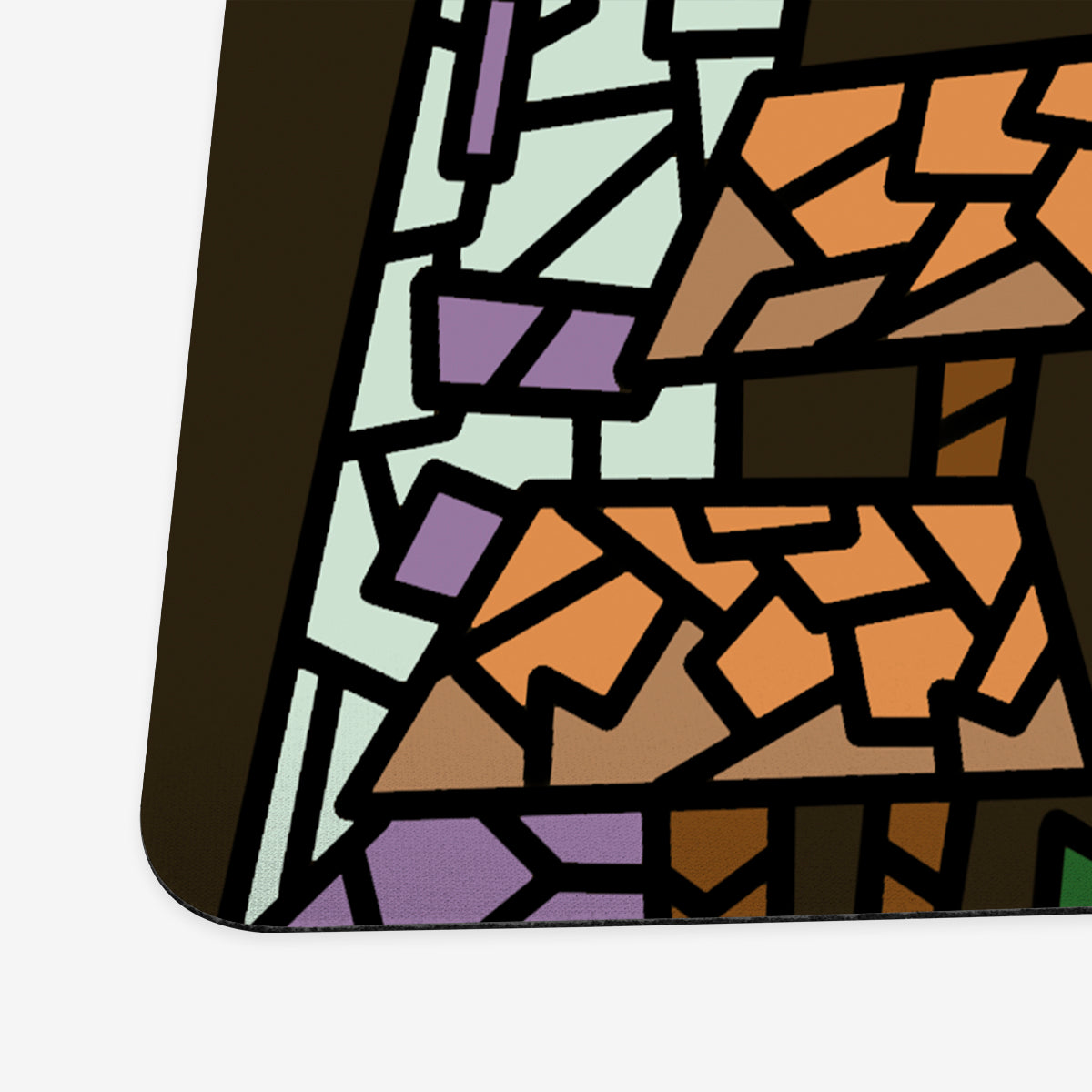 Stained Glass Mushrooms Playmat - Premium Playmat from Inked Gaming - Just $34.99! Shop now at Game Crave Tournament Store