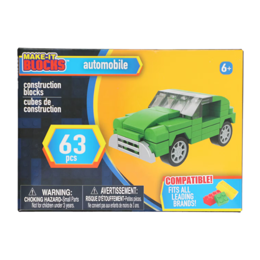 Make It Blocks - Automobile - Green (63 pcs)