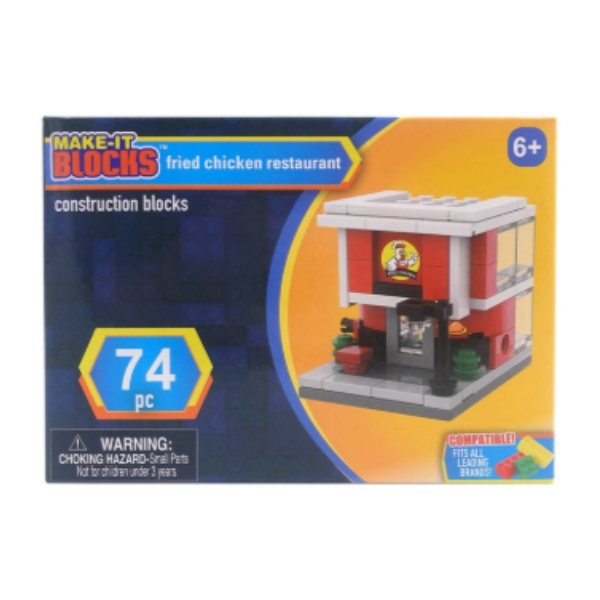 Make It Blocks - Fried Chicken Restaurant (74 pcs)