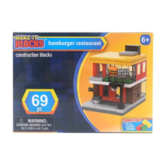 Make It Blocks -Hamburger Restaurant (69 pcs)