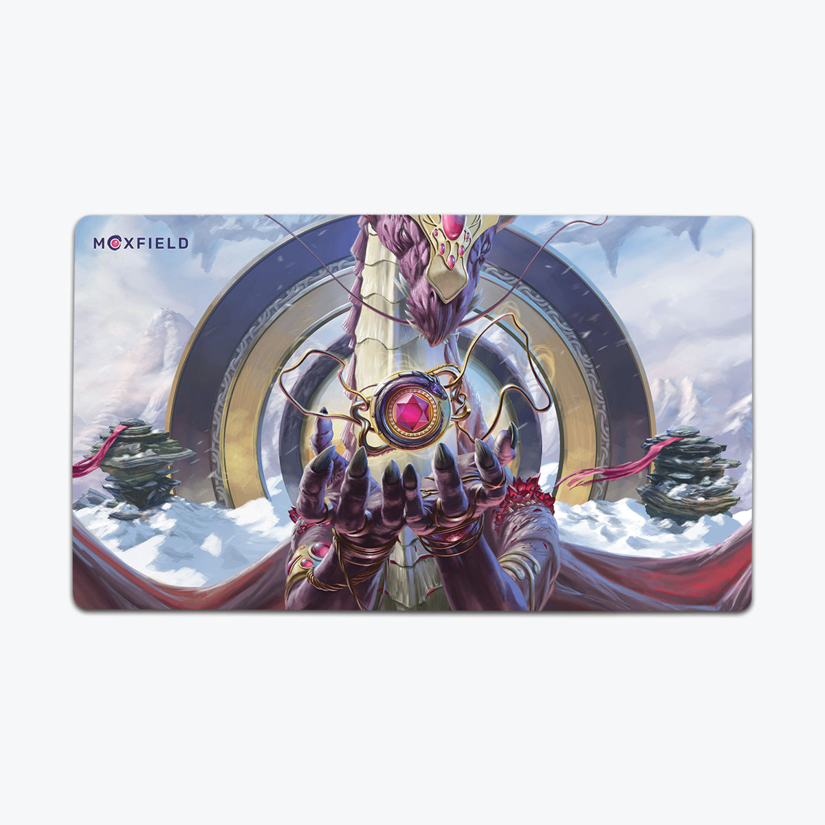 The Moxfield Dragon Playmat - Premium Playmat from Inked Gaming - Just $34.99! Shop now at Game Crave Tournament Store