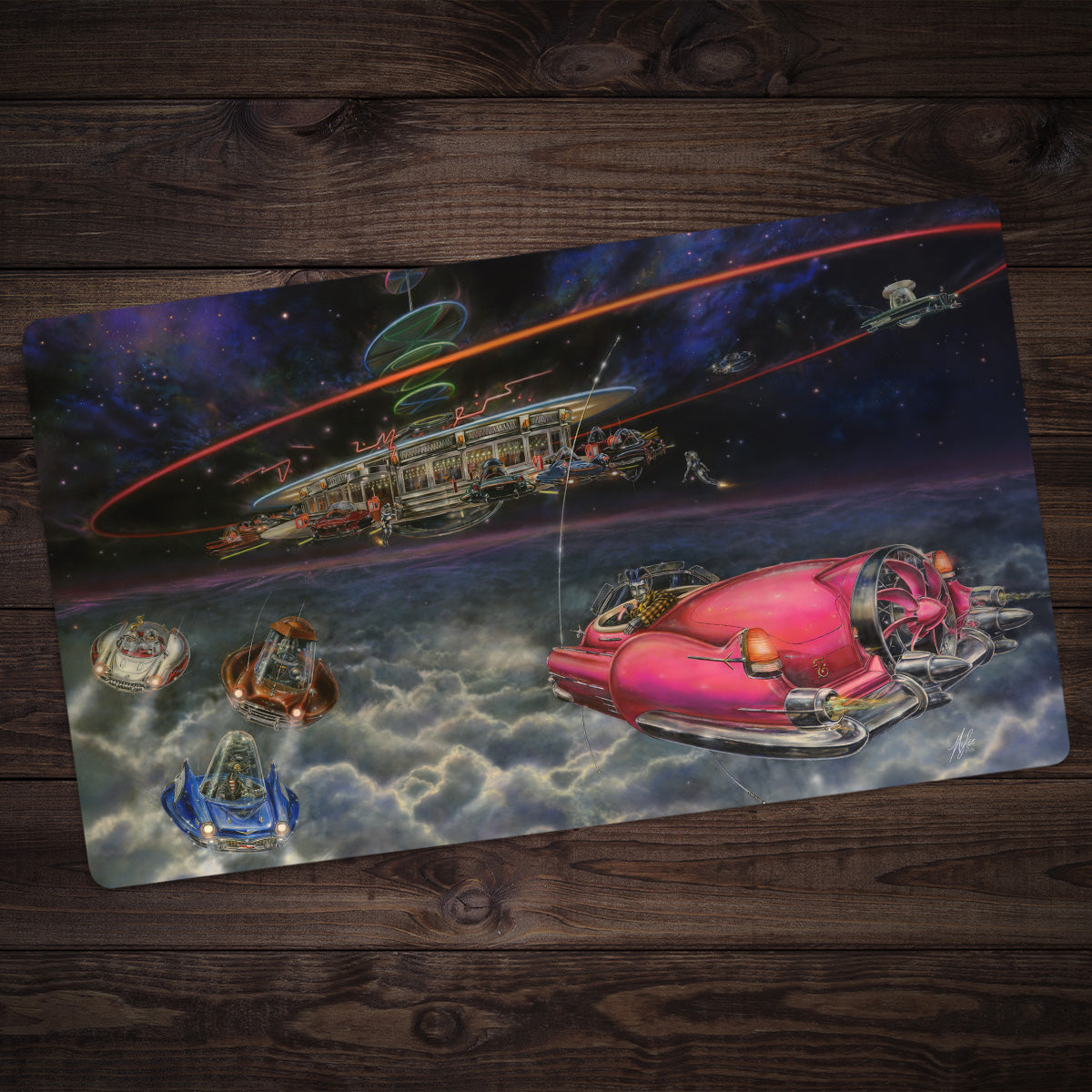 Space Cruisers Playmat - Premium Playmat from Inked Gaming - Just $39.99! Shop now at Game Crave Tournament Store