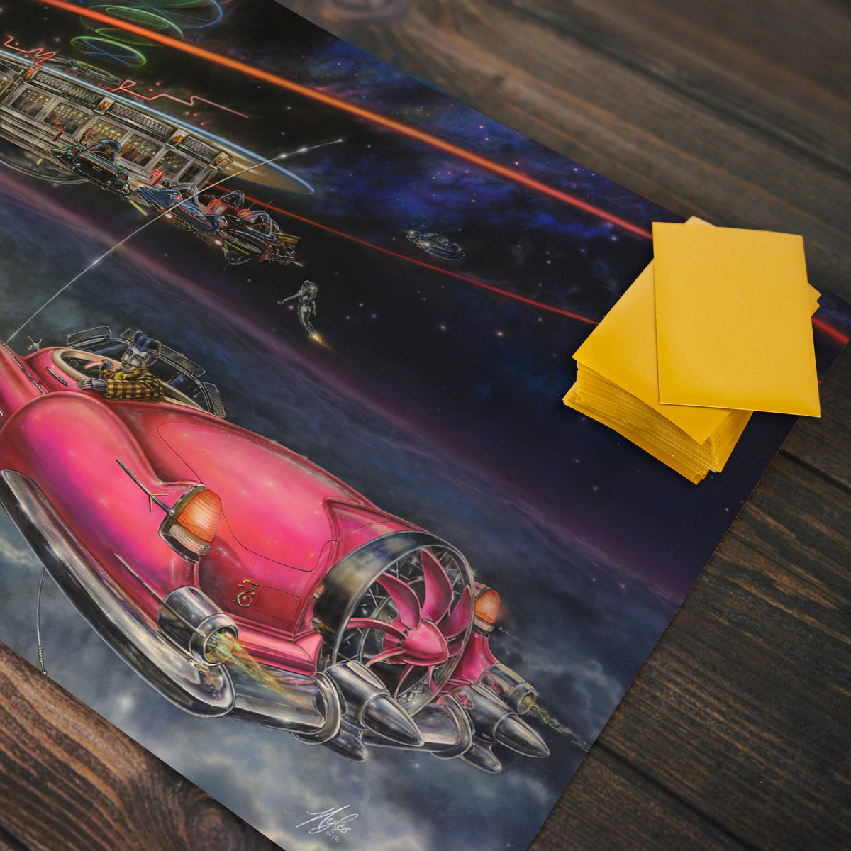 Space Cruisers Playmat - Premium Playmat from Inked Gaming - Just $39.99! Shop now at Game Crave Tournament Store