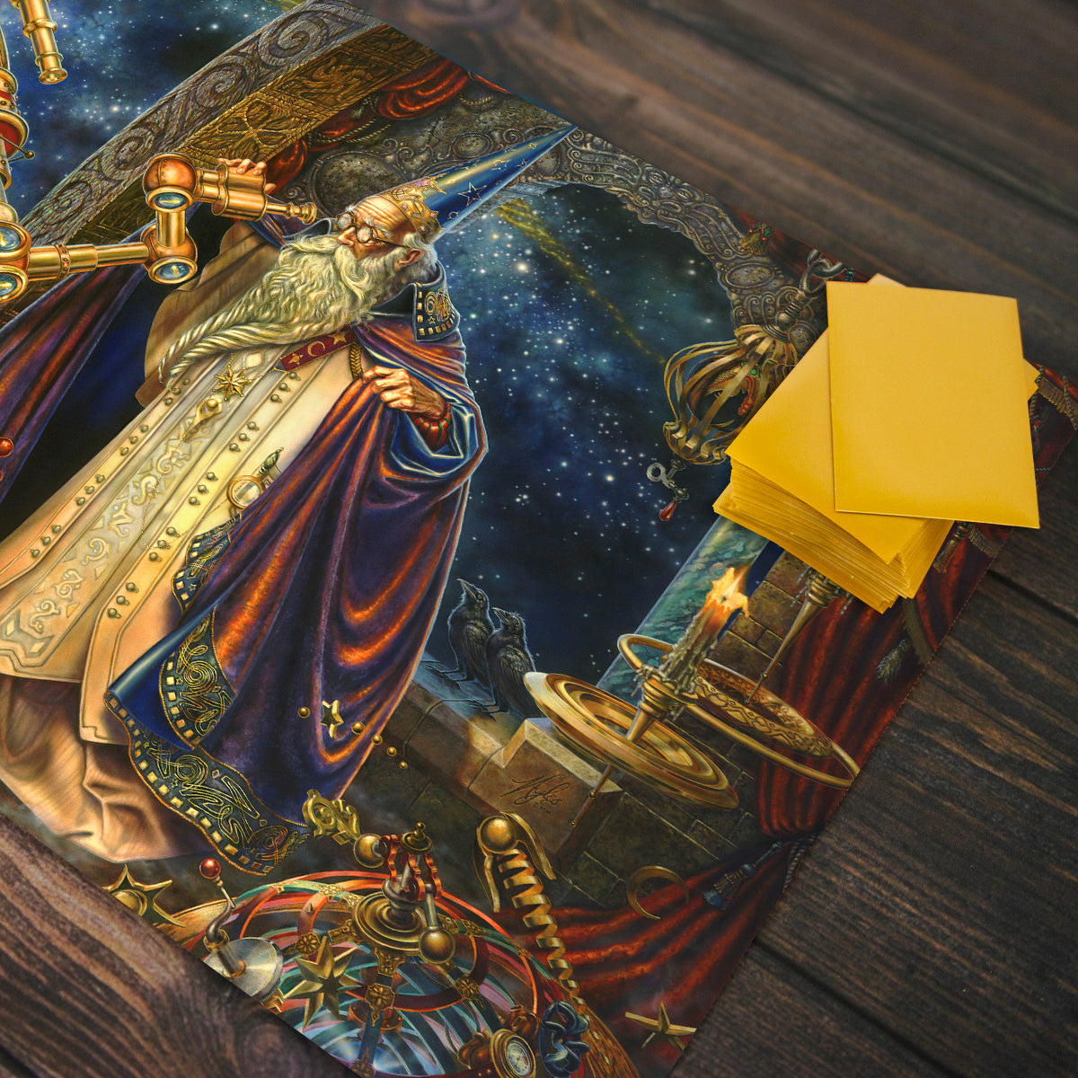 The Astronomer Playmat - Premium Playmat from Inked Gaming - Just $34.99! Shop now at Game Crave Tournament Store
