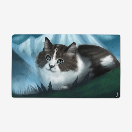 Wild Mountain Cat Playmat - Premium Playmat from Inked Gaming - Just $34.99! Shop now at Game Crave Tournament Store