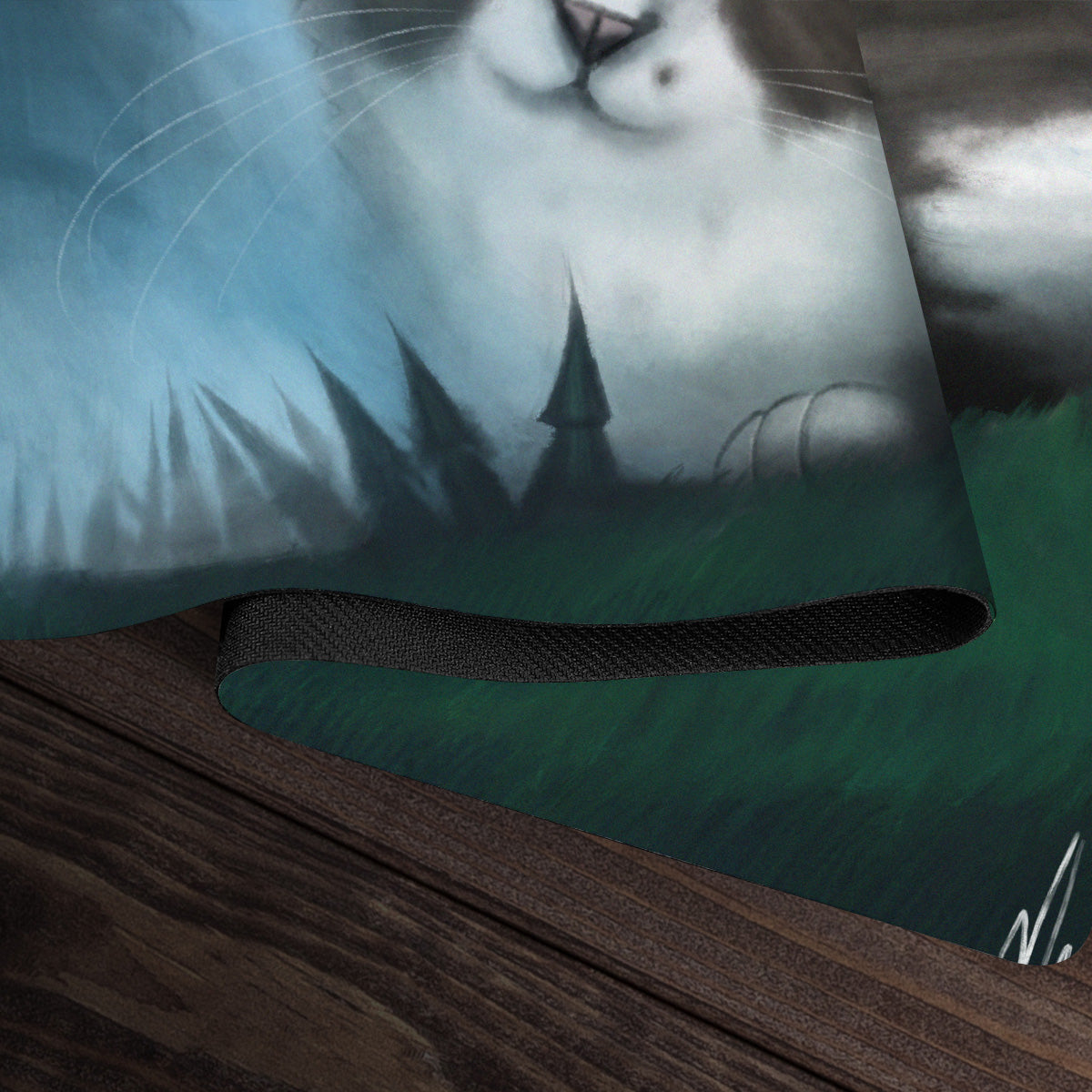 Wild Mountain Cat Playmat - Premium Playmat from Inked Gaming - Just $34.99! Shop now at Game Crave Tournament Store