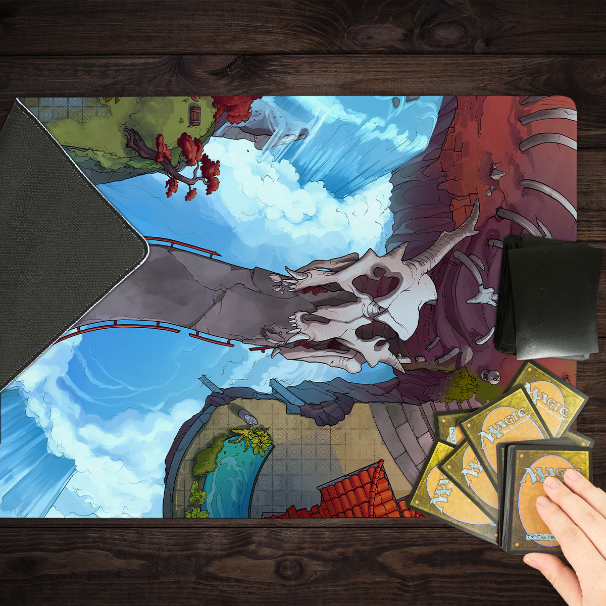 Slayer's Bridge Playmat - Premium Playmat from Inked Gaming - Just $34.99! Shop now at Game Crave Tournament Store