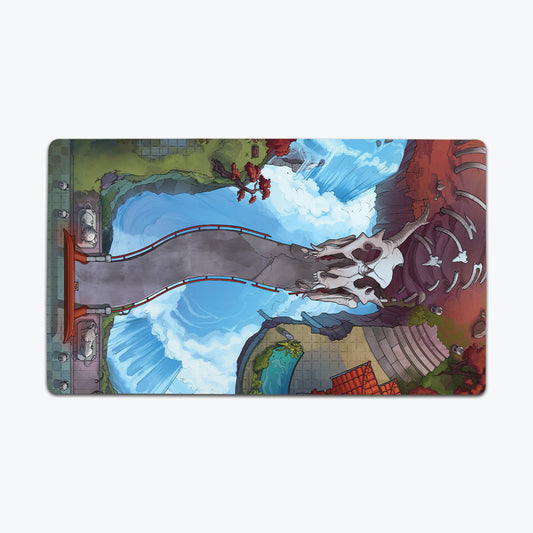 Slayer's Bridge Playmat - Premium Playmat from Inked Gaming - Just $34.99! Shop now at Game Crave Tournament Store
