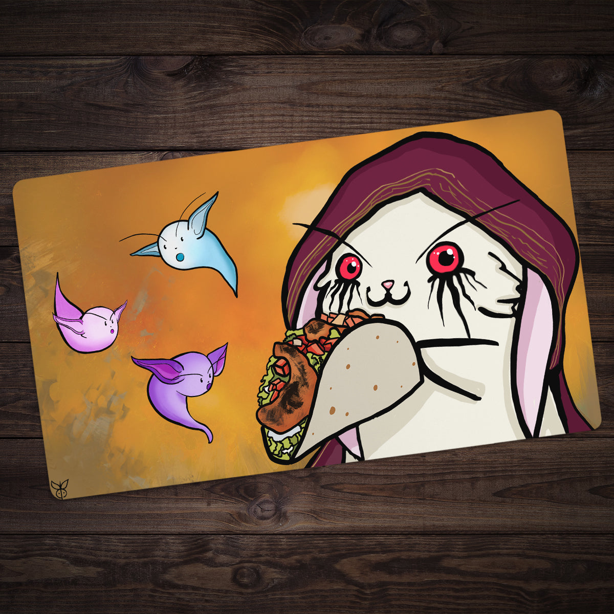 Spooky Halloween Bunny Playmat - Premium Playmat from Inked Gaming - Just $34.99! Shop now at Game Crave Tournament Store