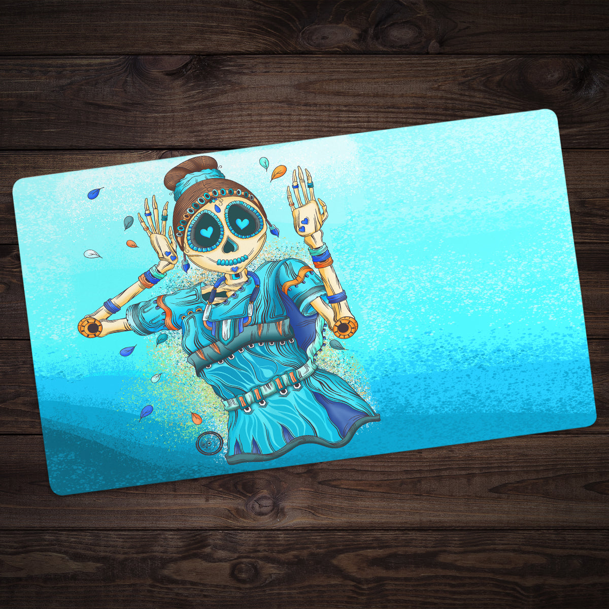 The Bharatnatayam Indian Dancer Playmat - Premium Desk Mat from Inked Gaming - Just $34.99! Shop now at Game Crave Tournament Store