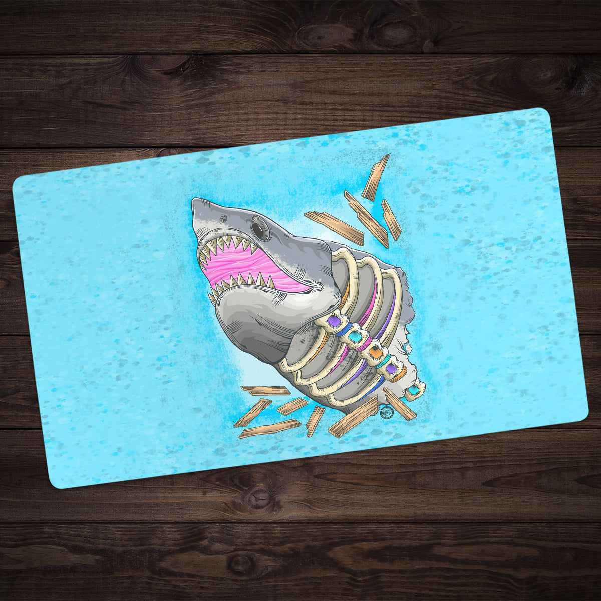 The Great White Shark Playmat - Premium Desk Mat from Inked Gaming - Just $34.99! Shop now at Game Crave Tournament Store