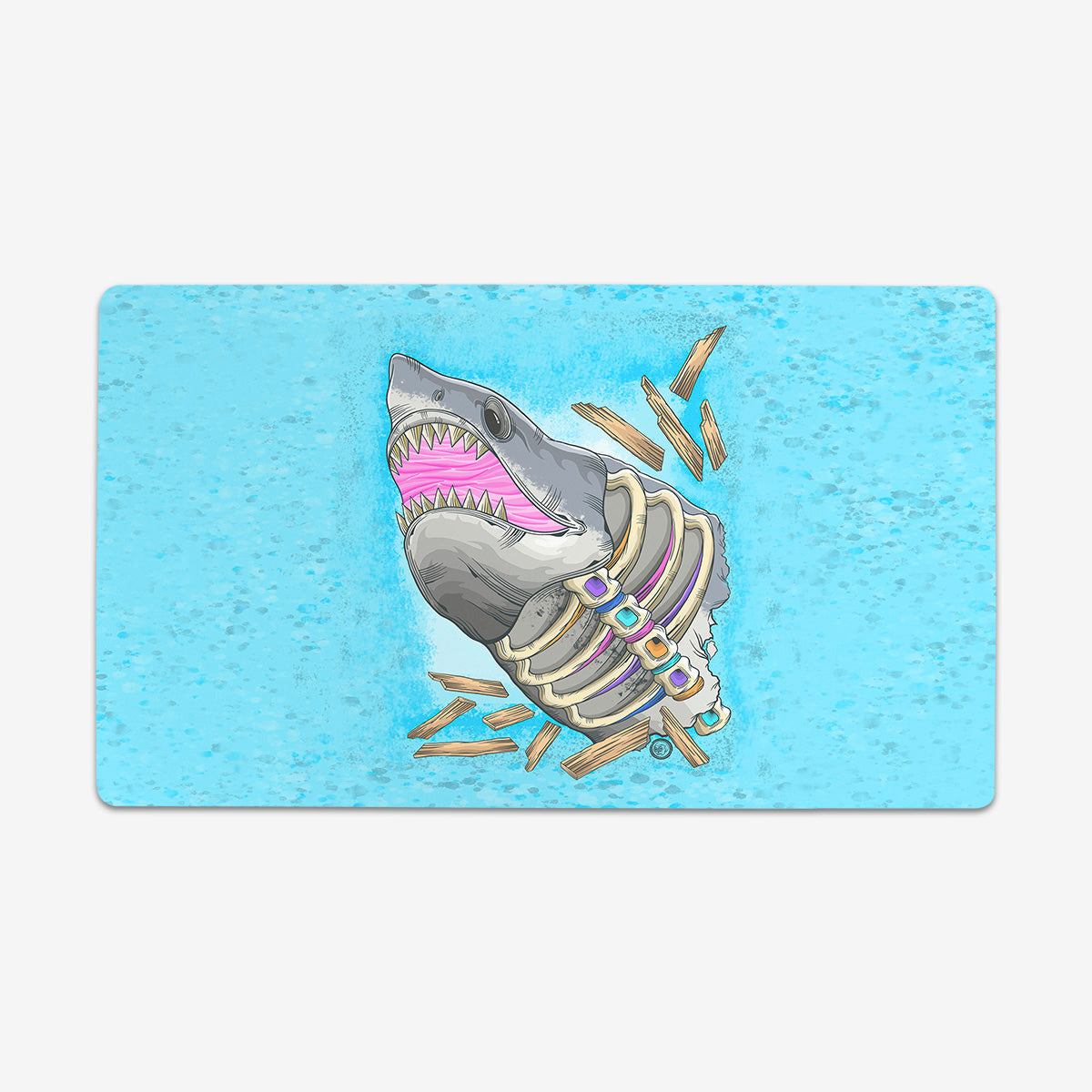 The Great White Shark Playmat - Premium Desk Mat from Inked Gaming - Just $34.99! Shop now at Game Crave Tournament Store