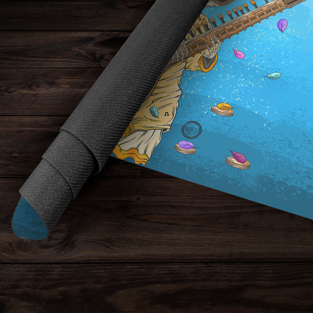The Indian Sitar Player Playmat - Premium Desk Mat from Inked Gaming - Just $34.99! Shop now at Game Crave Tournament Store