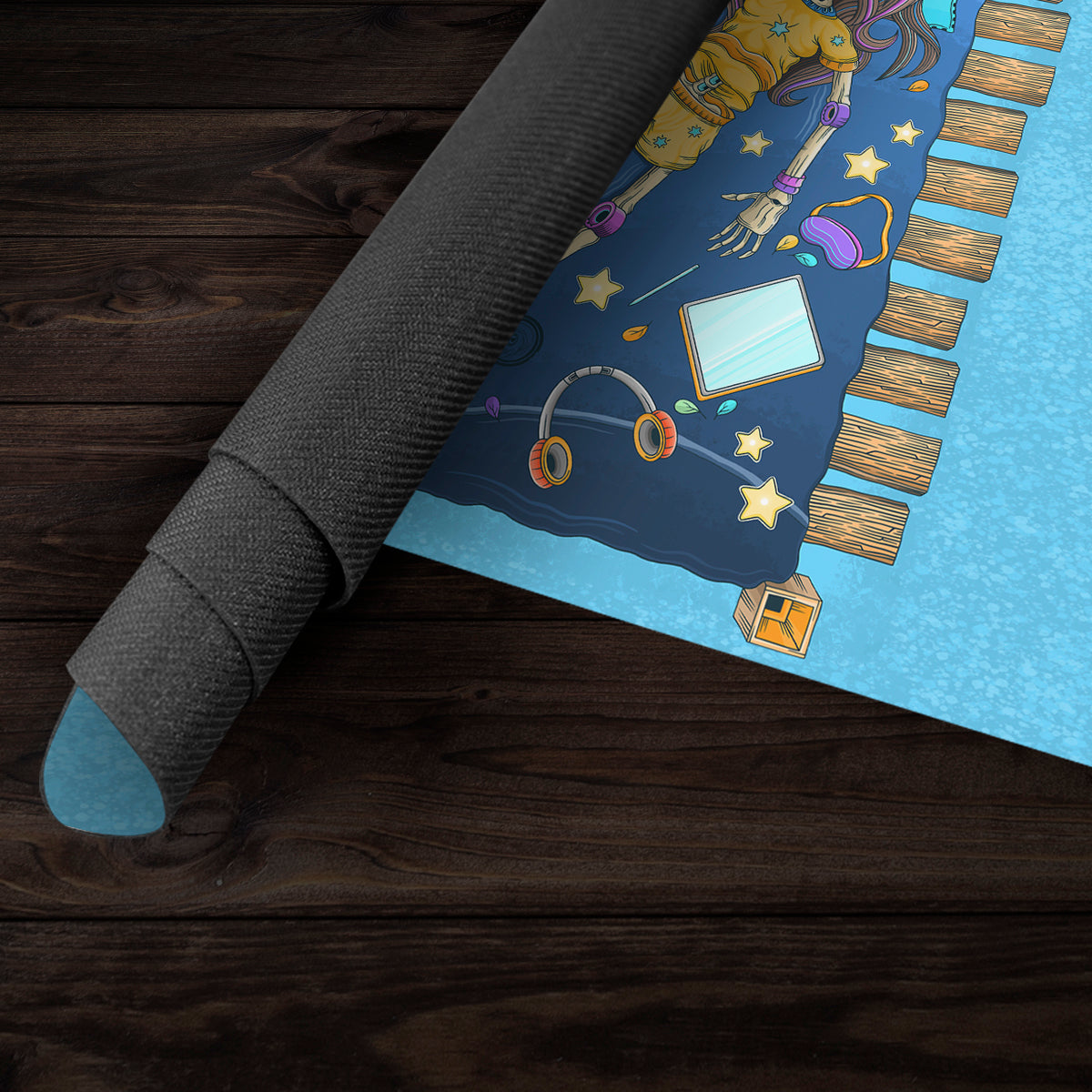 The Skeleton Artist Dreamer Playmat - Premium Desk Mat from Inked Gaming - Just $34.99! Shop now at Game Crave Tournament Store