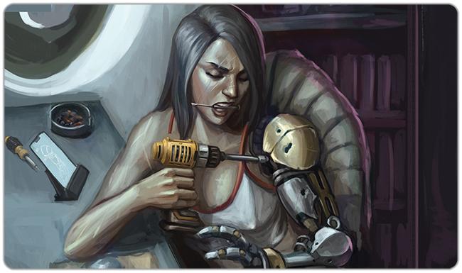 Under Repair Playmat - Premium Playmat from Inked Gaming - Just $34.99! Shop now at Game Crave Tournament Store