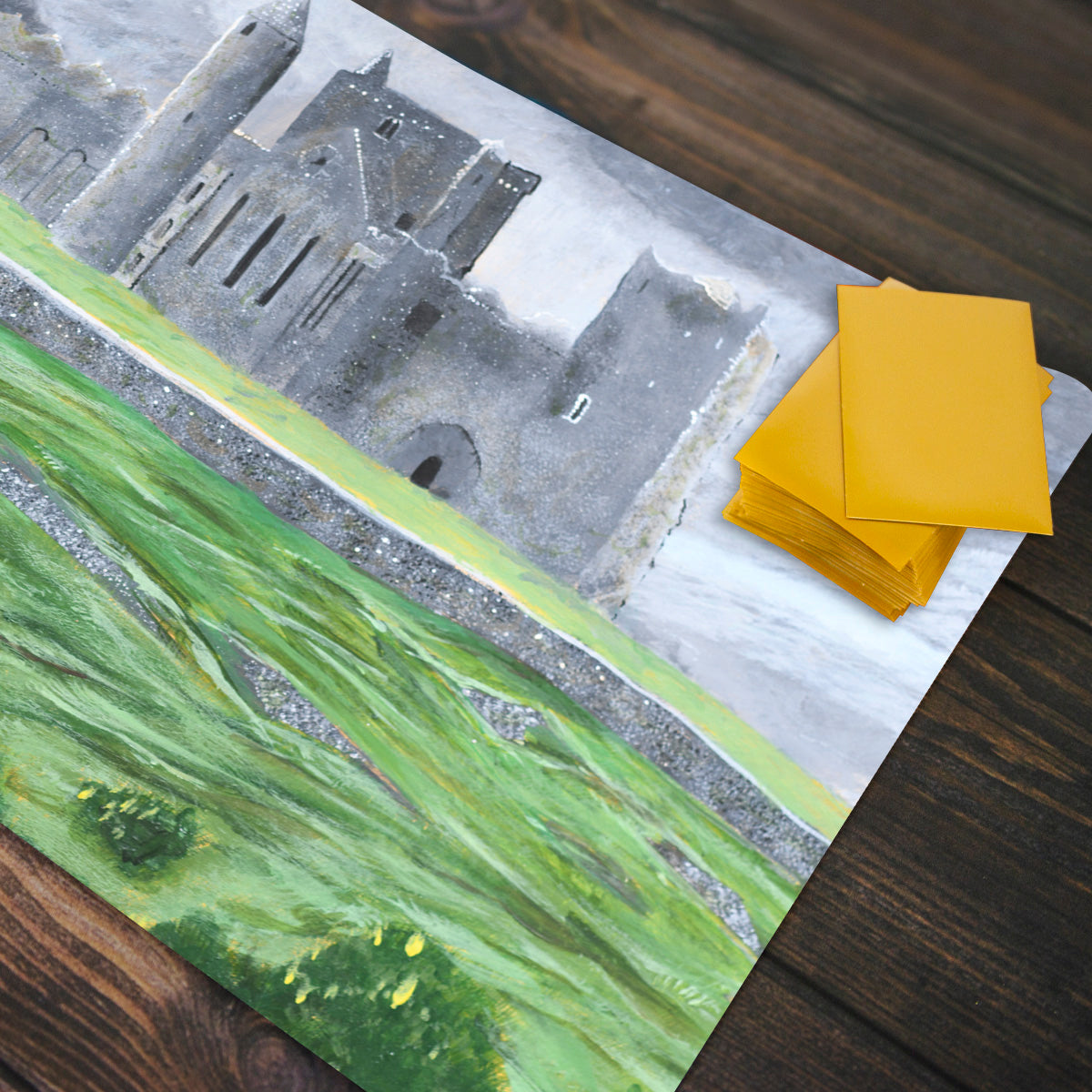 The Castle Playmat - Premium Playmat from Inked Gaming - Just $34.99! Shop now at Game Crave Tournament Store