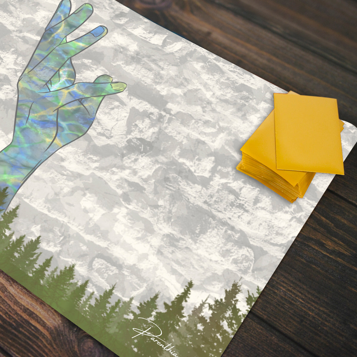 We're All Reaching Playmat - Premium Playmat from Inked Gaming - Just $34.99! Shop now at Game Crave Tournament Store