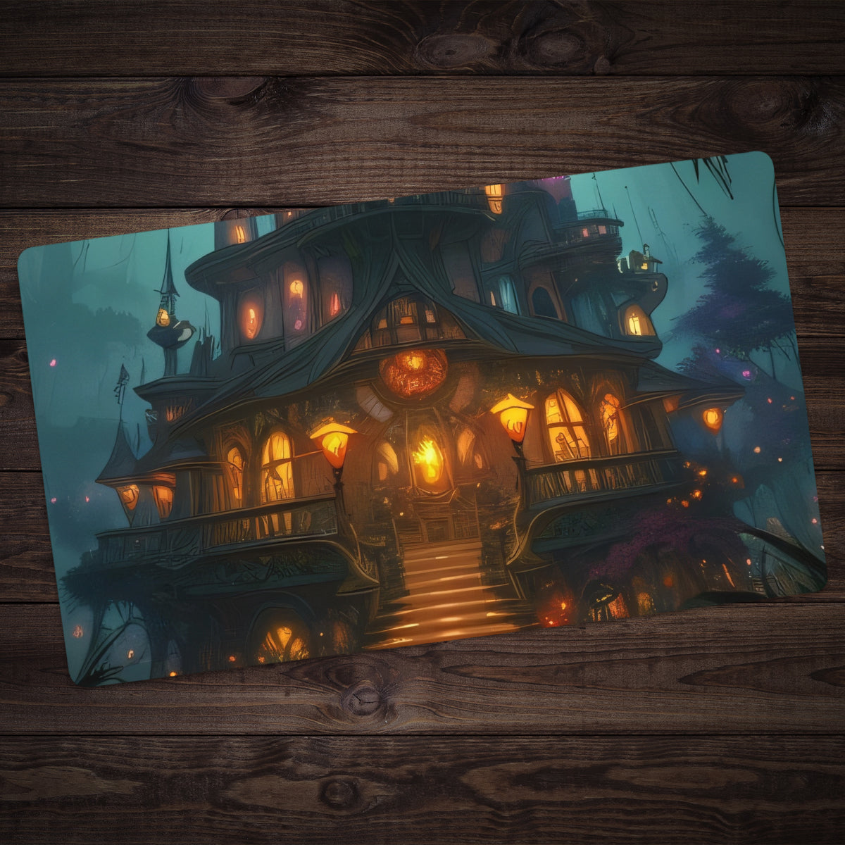 Wonky Manor Playmat - Premium Playmat from Inked Gaming - Just $34.99! Shop now at Game Crave Tournament Store