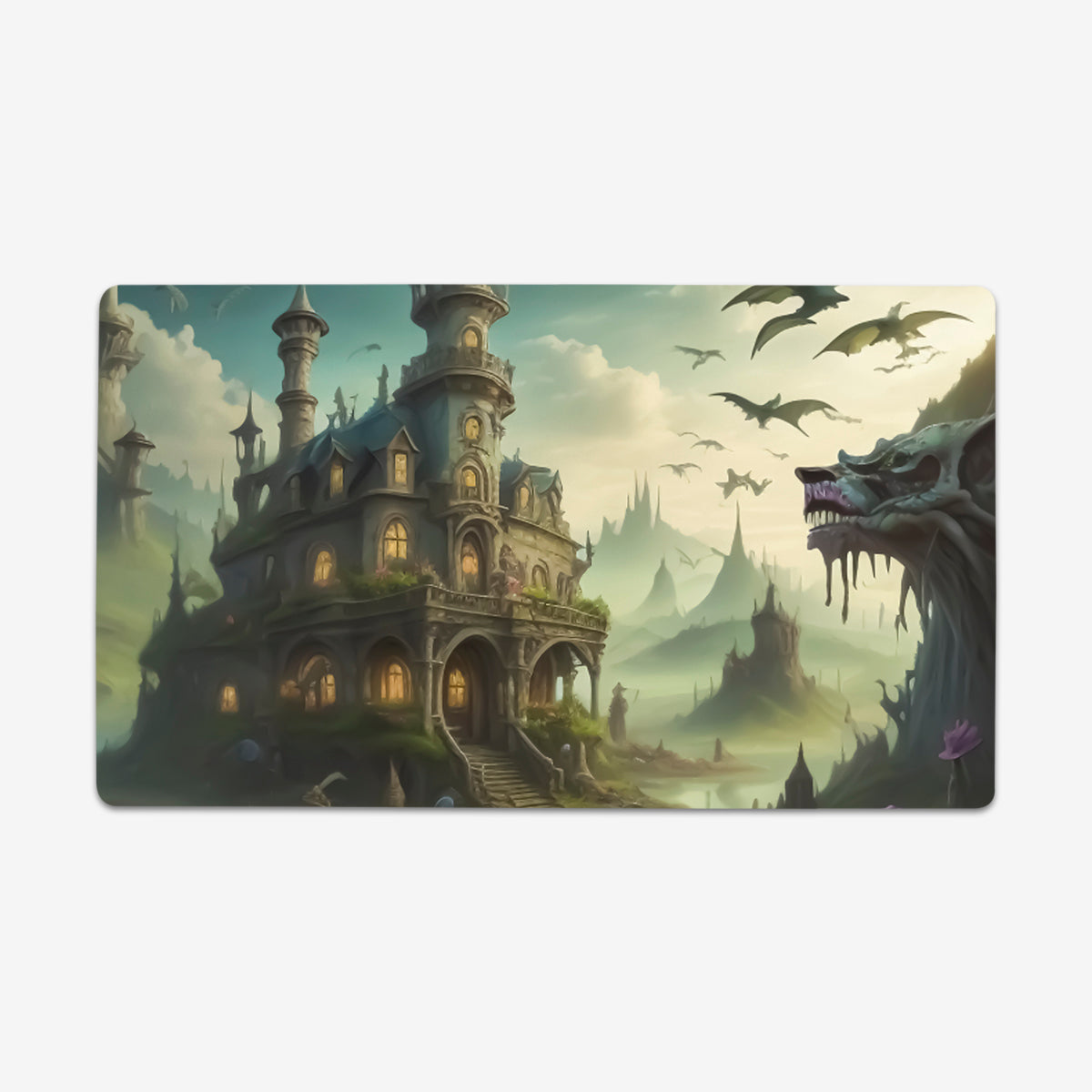 Zombie Castle Playmat - Premium Playmat from Inked Gaming - Just $34.99! Shop now at Game Crave Tournament Store