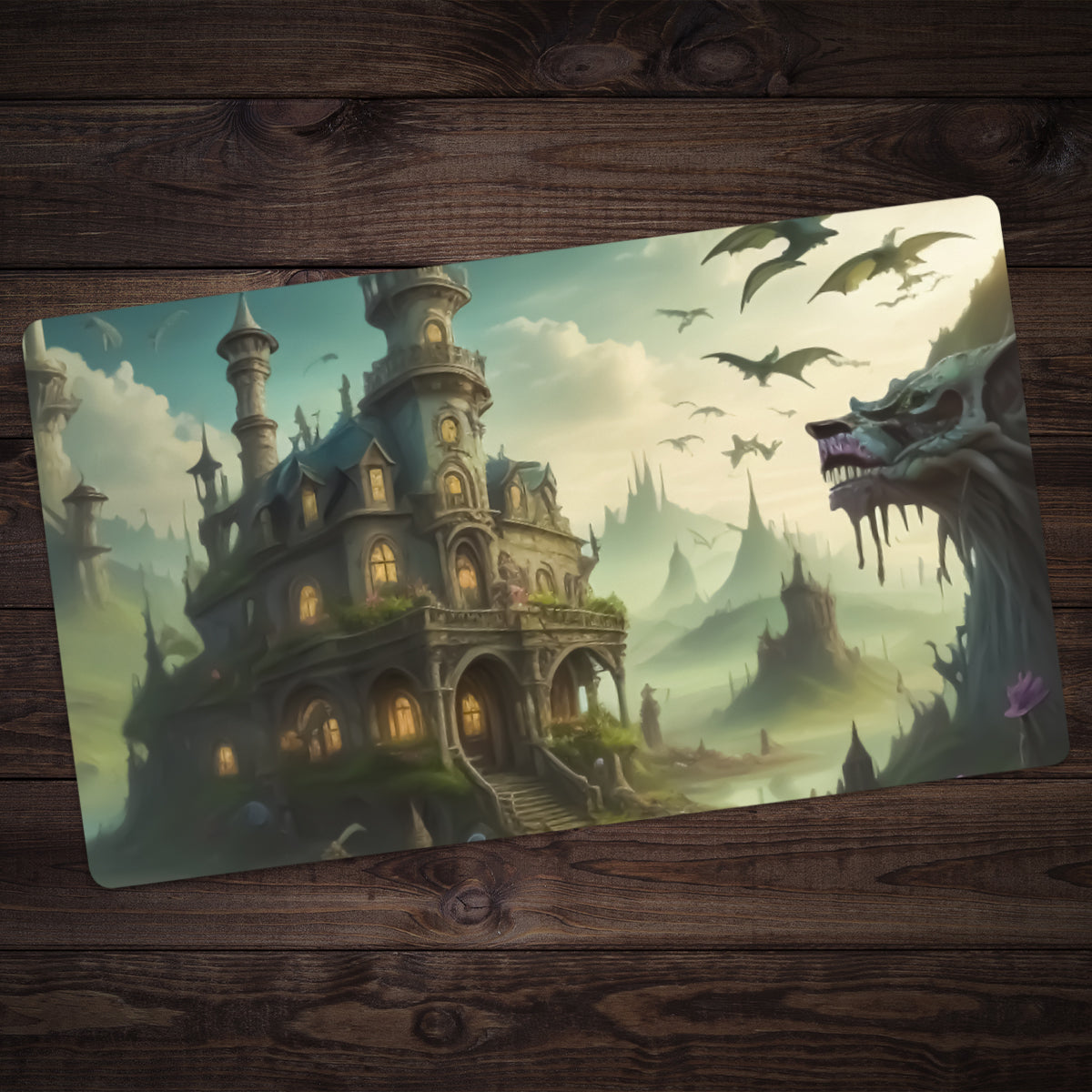 Zombie Castle Playmat - Premium Playmat from Inked Gaming - Just $34.99! Shop now at Game Crave Tournament Store