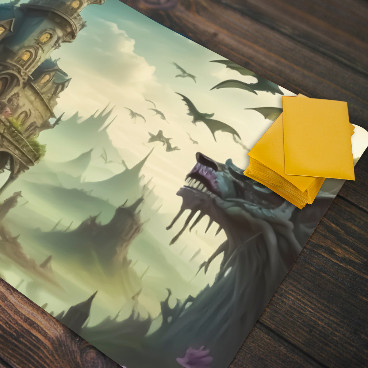 Zombie Castle Playmat - Premium Playmat from Inked Gaming - Just $34.99! Shop now at Game Crave Tournament Store