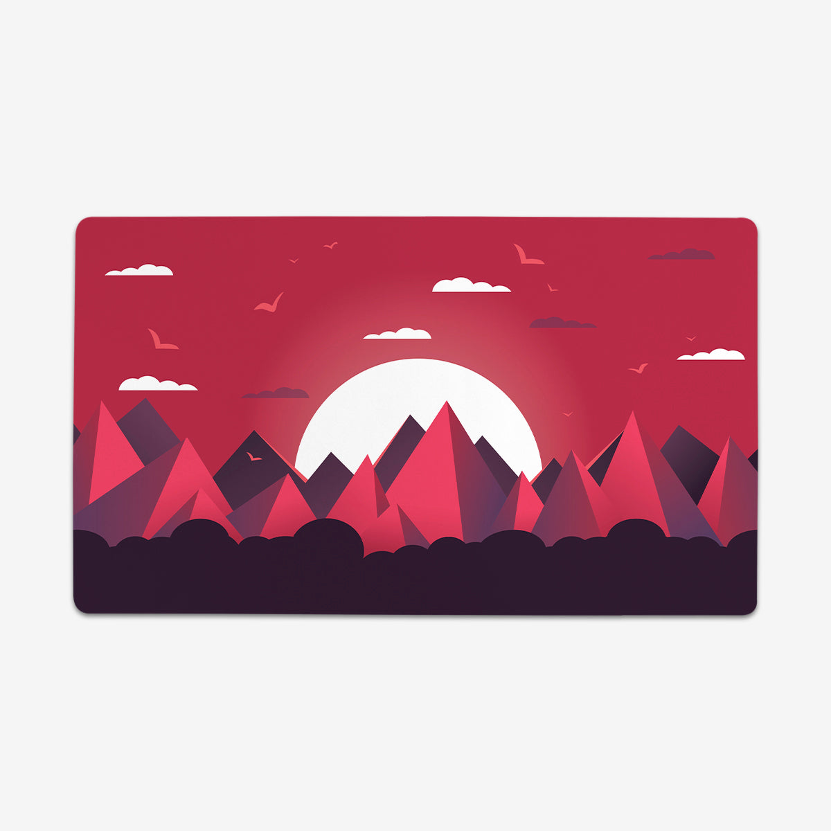 Sunlit Mountains Playmat - Premium Playmat from Inked Gaming - Just $34.99! Shop now at Game Crave Tournament Store