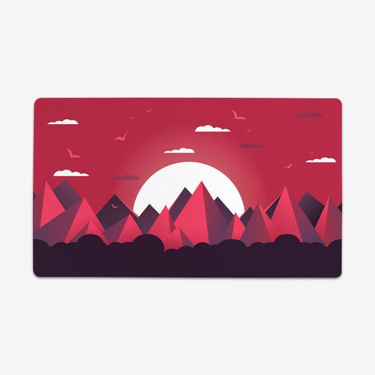 Sunlit Mountains Playmat - Premium Playmat from Inked Gaming - Just $34.99! Shop now at Game Crave Tournament Store