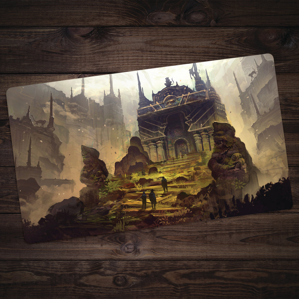 The Forgotten Monkey Temple Playmat - Premium Desk Mat from Inked Gaming - Just $34.99! Shop now at Game Crave Tournament Store