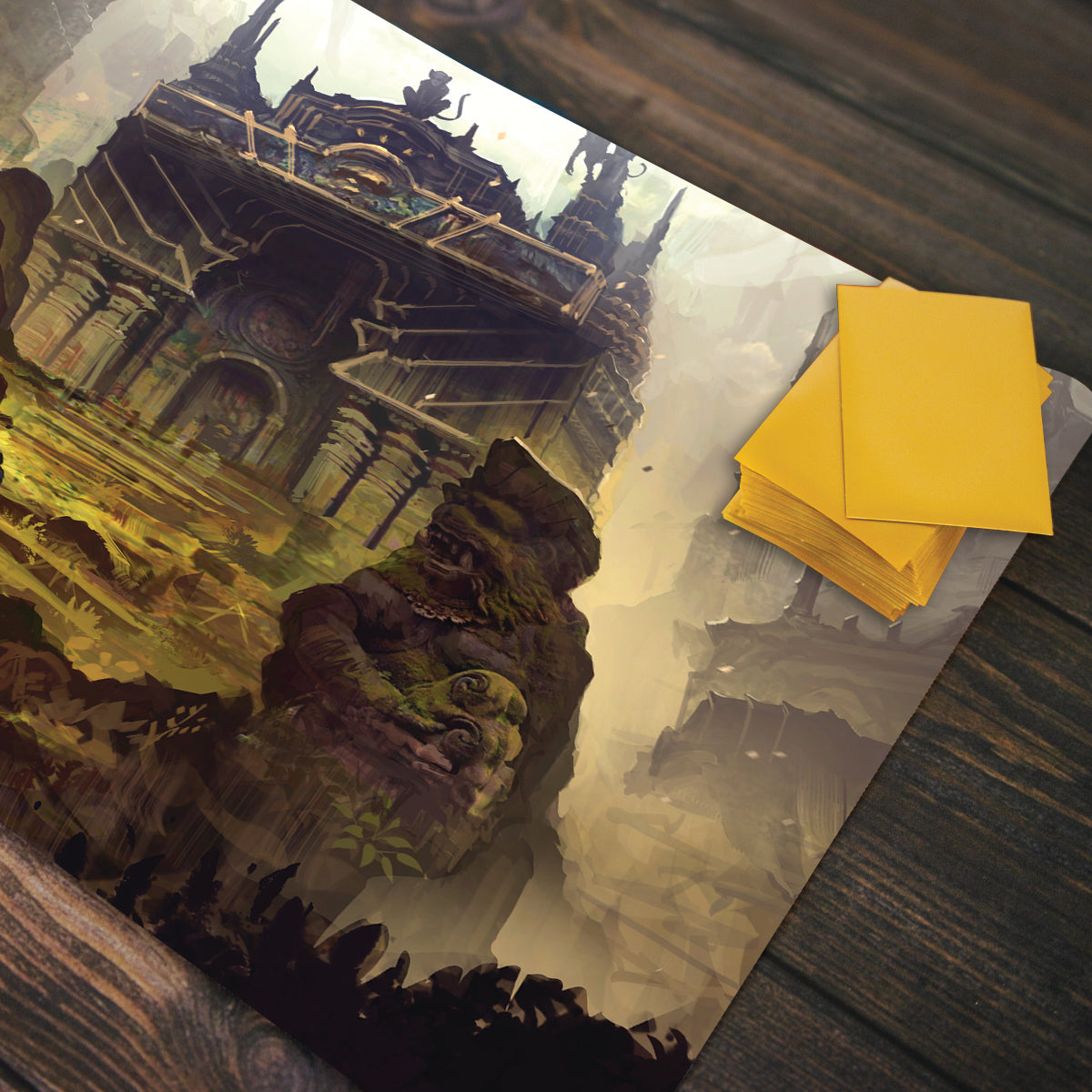 The Forgotten Monkey Temple Playmat - Premium Desk Mat from Inked Gaming - Just $34.99! Shop now at Game Crave Tournament Store