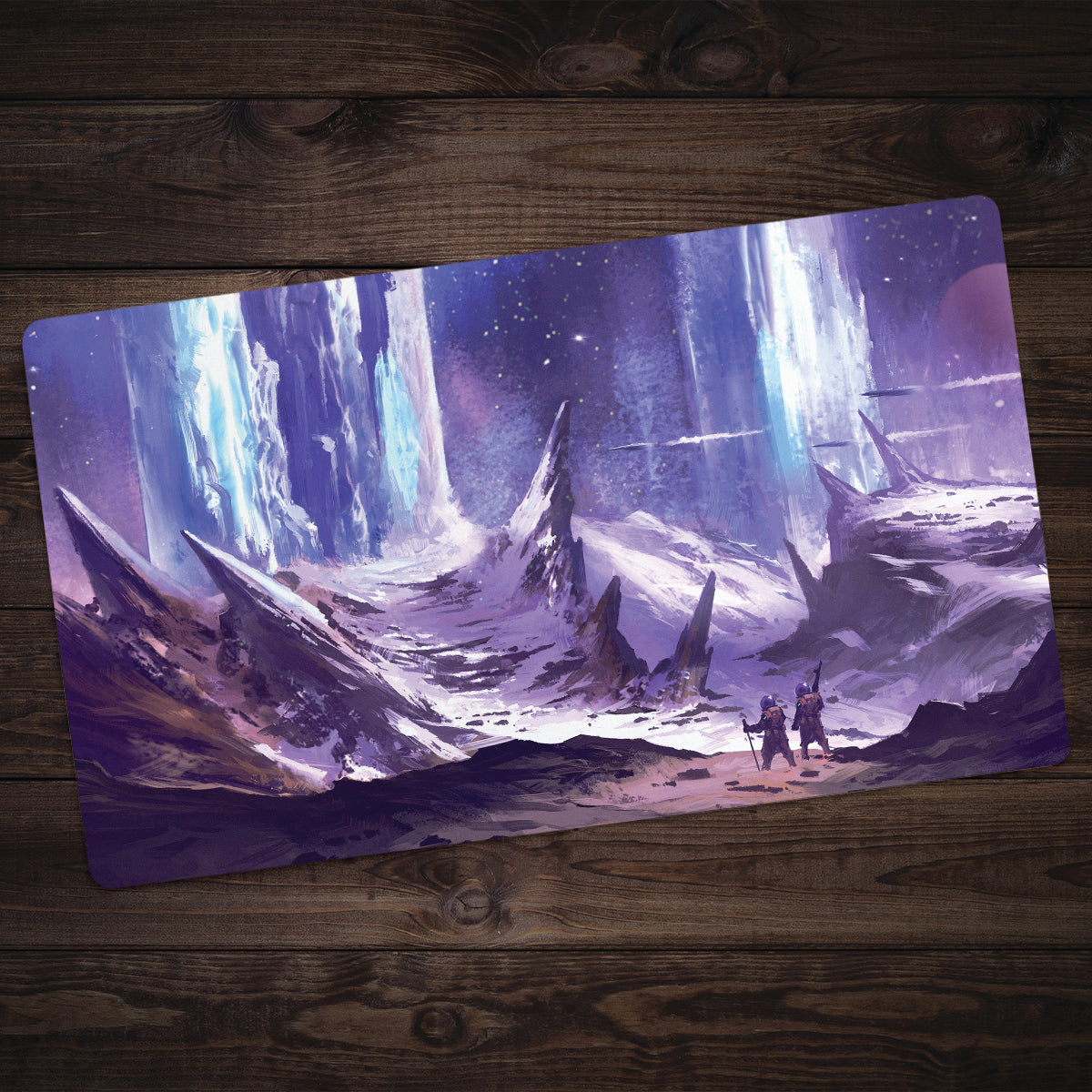 Unexplored Ice Mountain Playmat - Premium Playmat from Inked Gaming - Just $34.99! Shop now at Game Crave Tournament Store