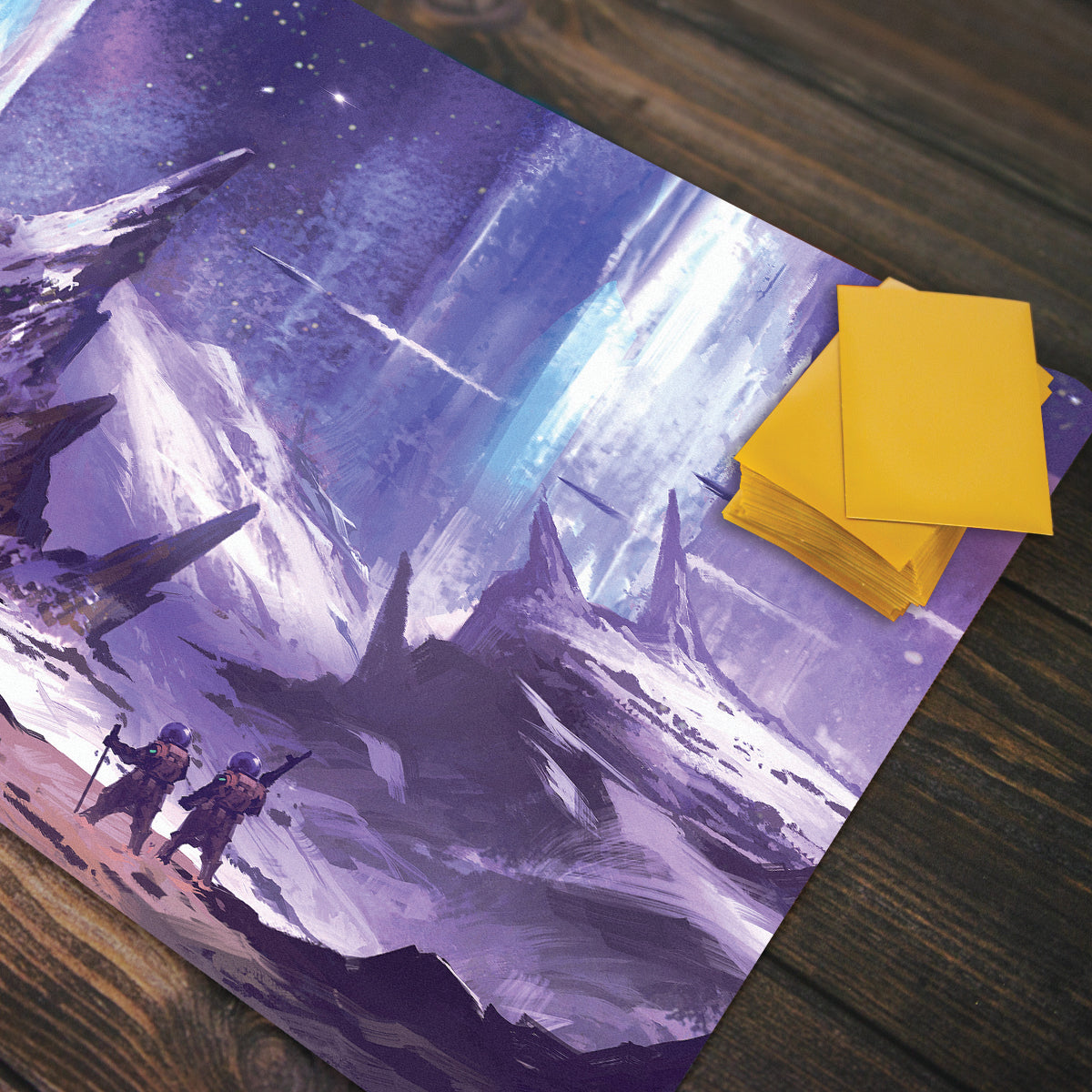 Unexplored Ice Mountain Playmat - Premium Playmat from Inked Gaming - Just $34.99! Shop now at Game Crave Tournament Store